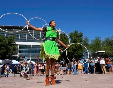 Native American Hoop Dance performance