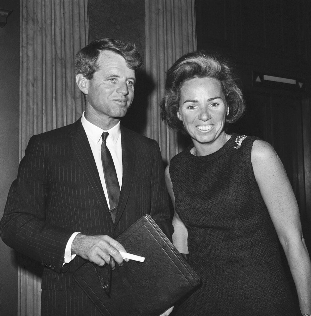 Sen. Robert Kennedy with wife Ethel