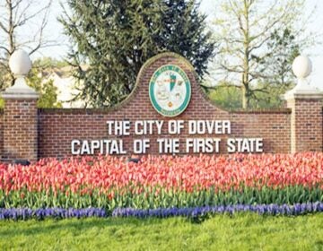 Dover welcome sign