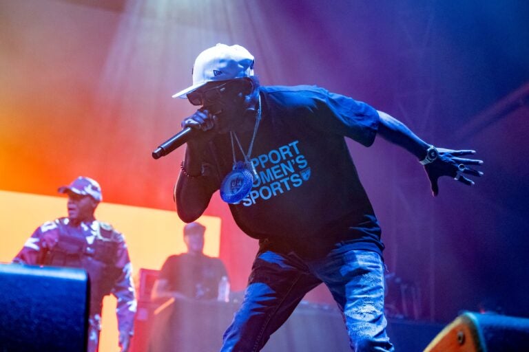 Flavor Flav performs onstage