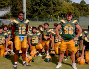 Indian River High football team in the commercial