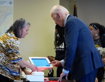 Joe Biden votes early