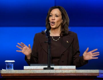 Kamala Harris speaks