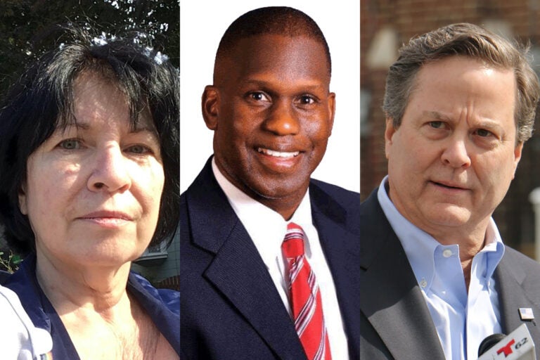 Green party candidate Robin Brownfield (left), Republican party candidate Teddy Liddell (middle) and Democratic incumbent U.S. Rep. Donald Norcross (right).