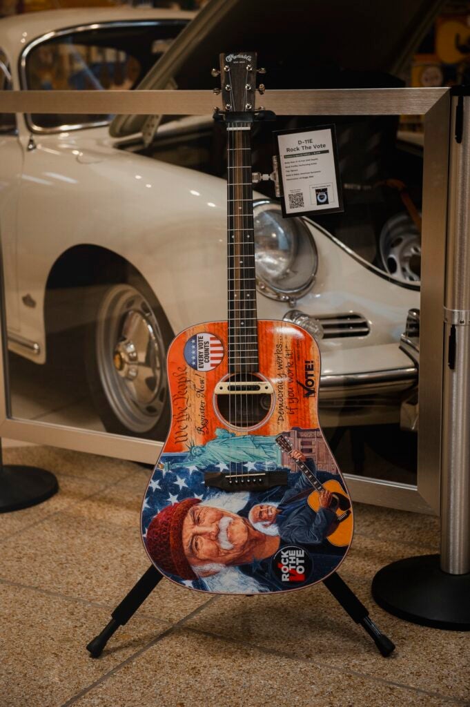 “Rock the Vote” guitar