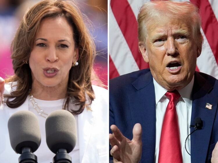 Vice President Kamala Harris and former President Donald Trump