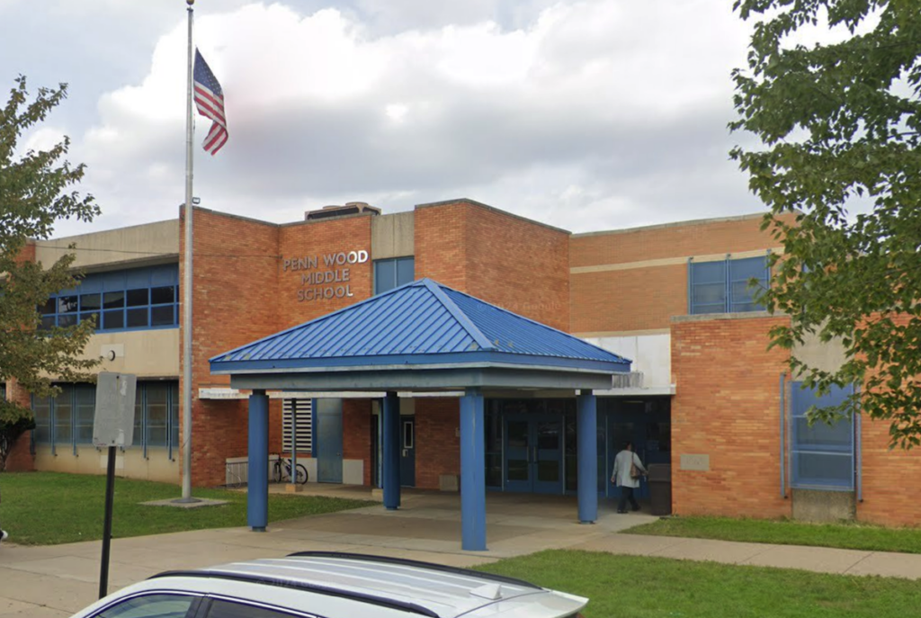 Penn Wood Middle School building