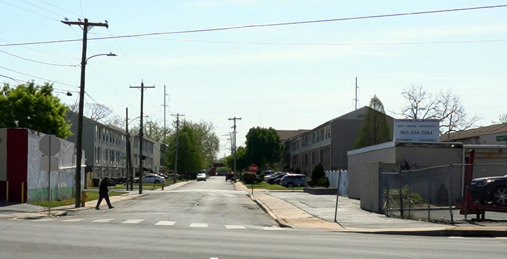 The boulevard is now a desolate strip with fast food, dollar and corner stores, auto repair businesses, a plasma donation center, and long-abandoned storefronts.  (