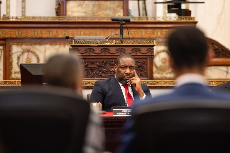 Kenyatta Johnson in a council hearing