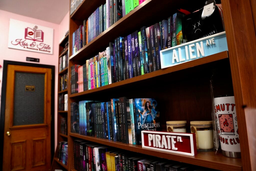 alien and pirate sections in the store