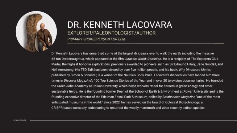 Dr. Kenneth J. Lacovara