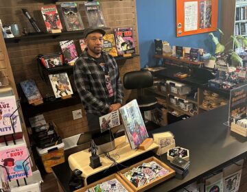 Gralin Hughes, co-owner of Multiverse, a self-described speculative fiction book store, which means fantasy, magical realism, comic books, graphic novels, collectables and self-proclaimed 