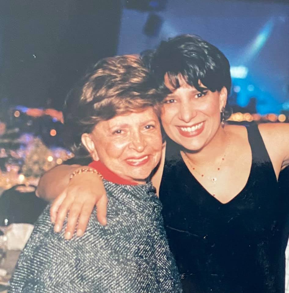 Terri Ann DiJulio and her mother Theresa who died of lung cancer