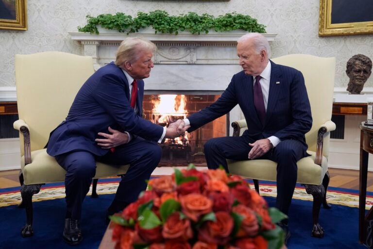 President Joe Biden meets with President-elect Donald Trump