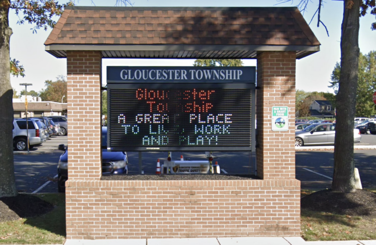 Sign for Gloucester Township