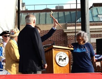 Burying the hatchet ceremony