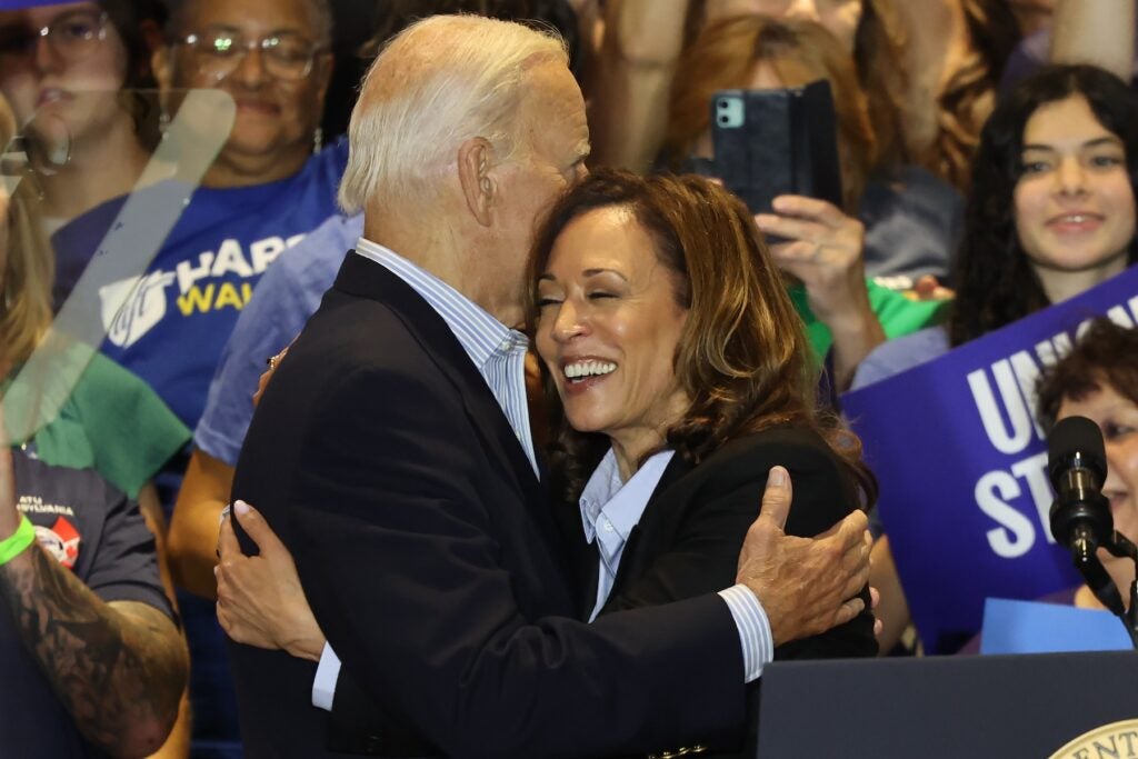 Biden and Harris