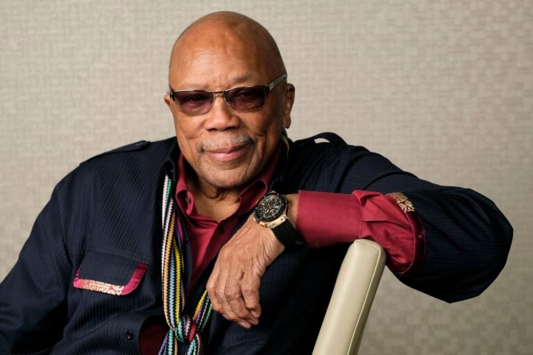 Music producer Quincy Jones poses for a portrait