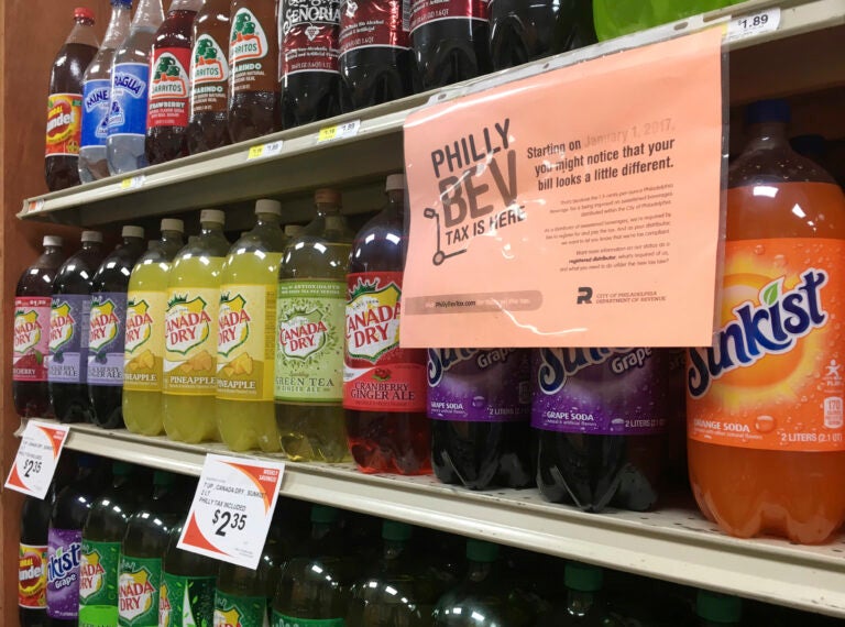 2-liter sodas on a shelf