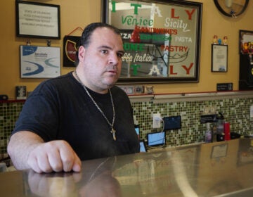 Alessandro Spennato, 45, owns Sitaly To Go in Wilmington, Delaware. He grew up and worked at the Granite Run Mall until its closure in 2015. (Kenny Cooper/WHYY)