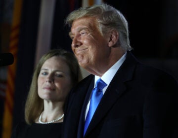 Donald Trump and Amy Coney Barrett