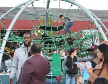 a play gym at the rec center