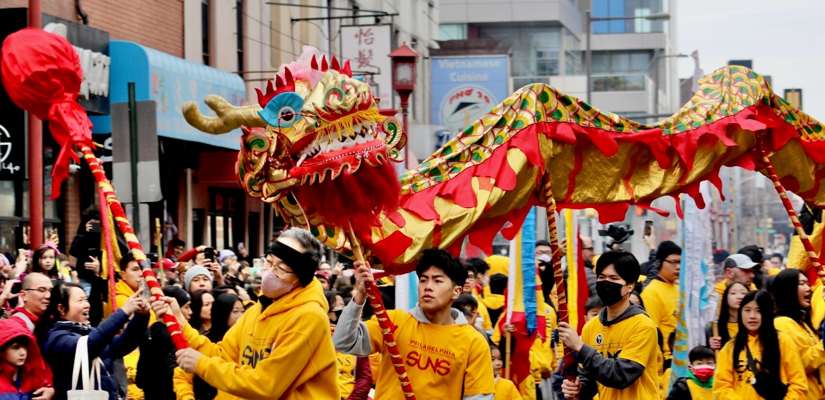 Chinatown during Lunar New Year Parade