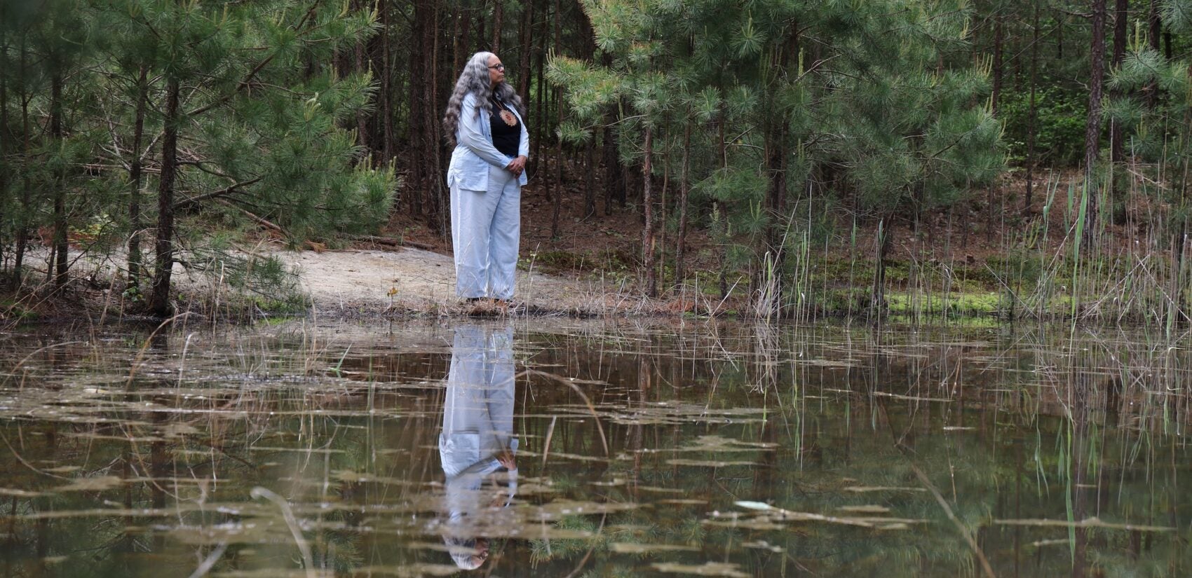 For Tyrese Gould Jacinto walks the grounds of the Cohanzick Nature preserve in Quinton Township