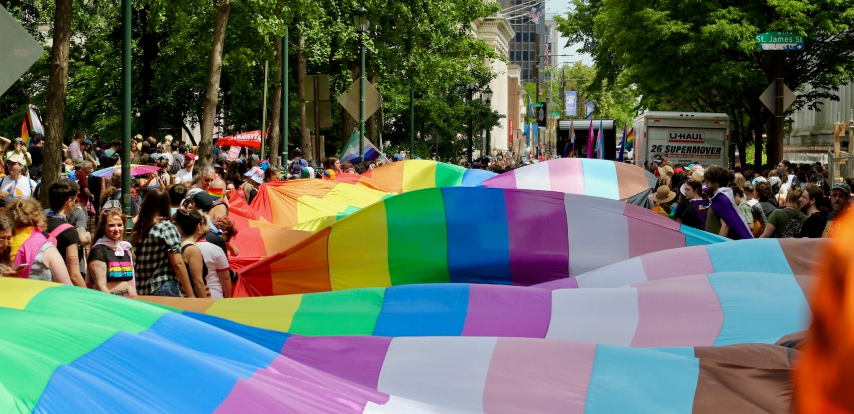 Thousands of people march through Center City to the Gayborhood for Philly Pride 365