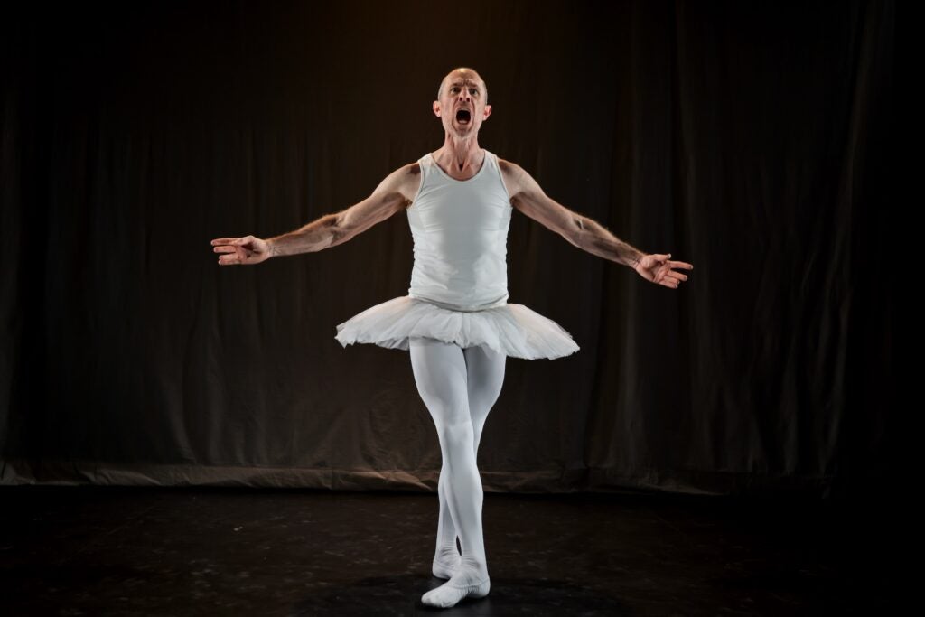 Chris Davis performing ballet