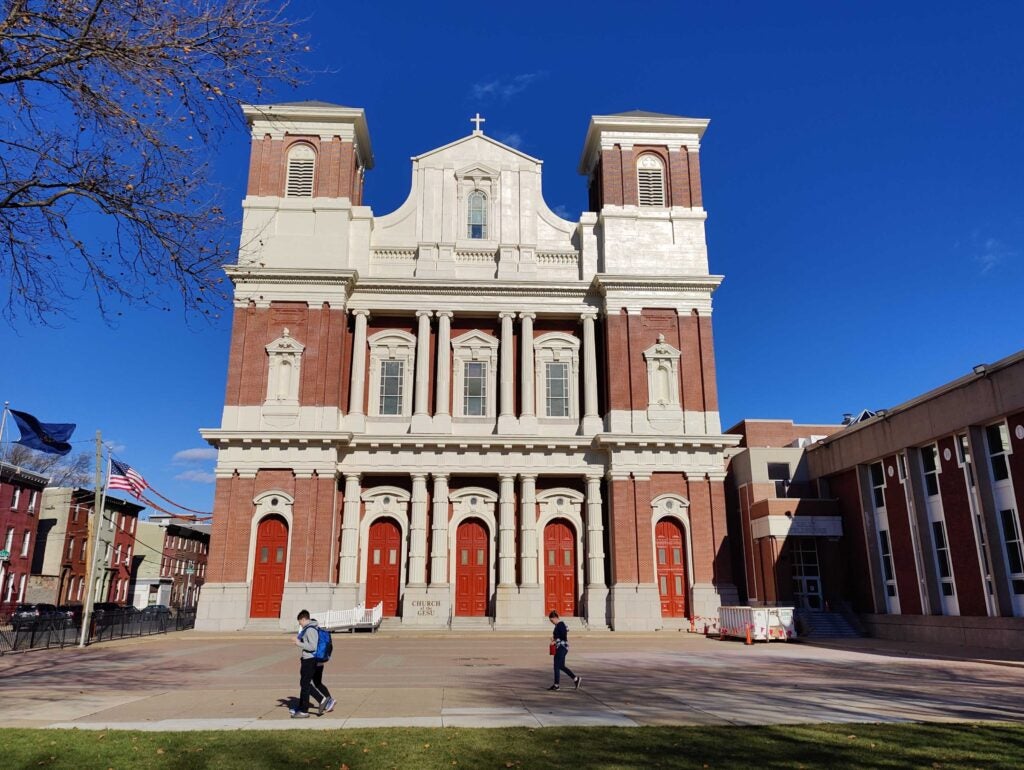 outside of Church of the Gesu