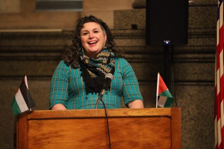 Allisa Wise speaks at Philly's 4th annual Palestine Day