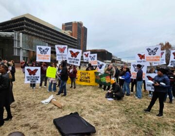 Protesters fight against detention and deportation