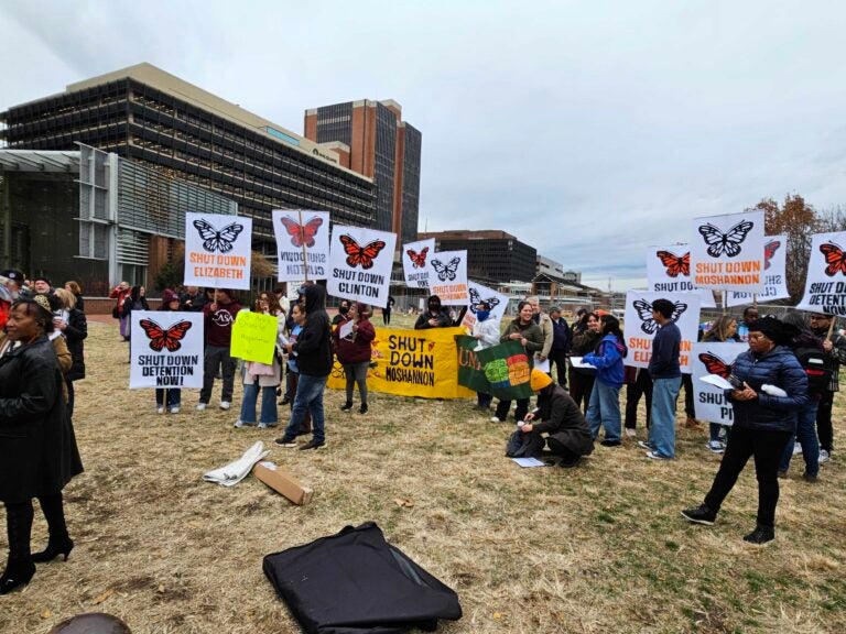 Protesters fight against detention and deportation