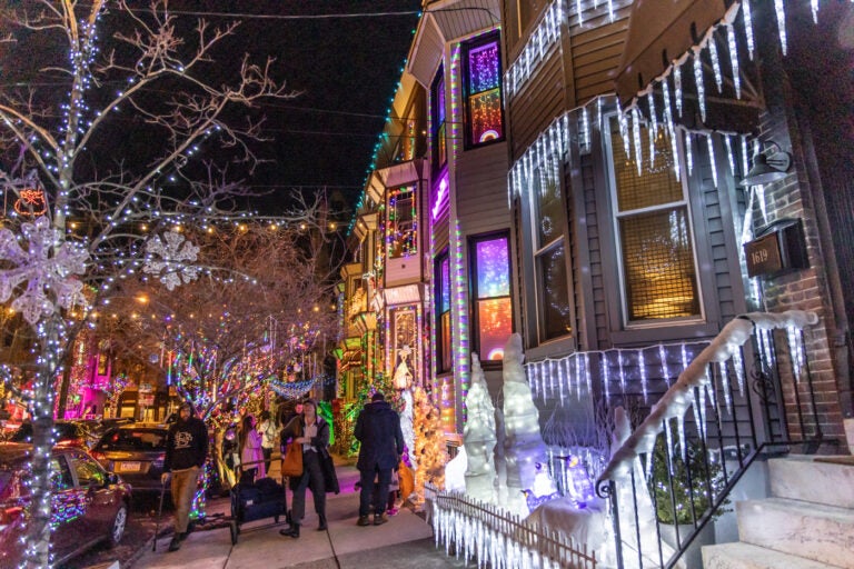 Residents on a section of 13th Street