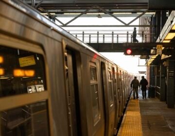 A train is stationed at the F train platform at the Coney Island-Stillwell Avenue Station, Thursday, Dec. 26, 2024, in New York.