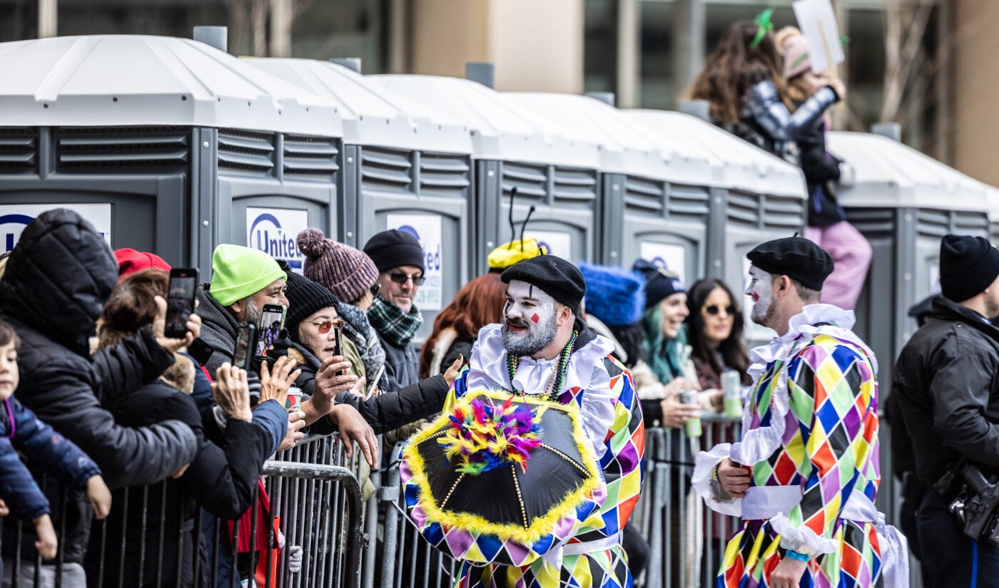 Mummers help ring in the New Year