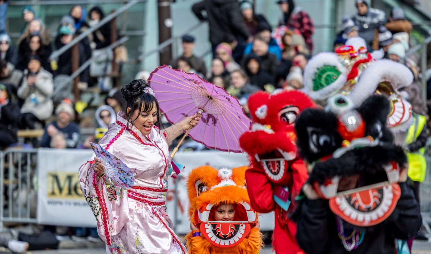 Mummers Parade club performs “Visions of Asia”