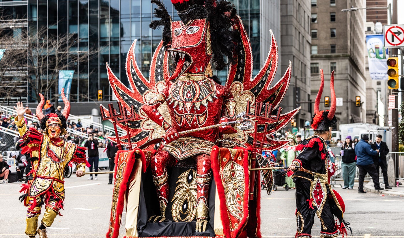 Mummers take a dance with the devil in Philadelphia