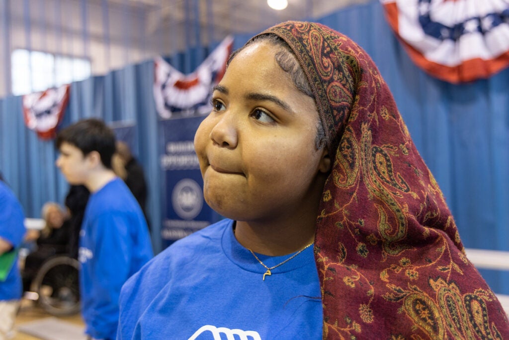 Maliyah Azuakoemu looks on