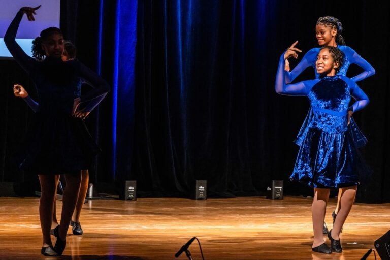 Students dancing