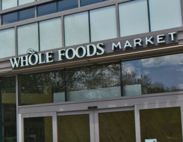 the sign at a Whole Foods Market