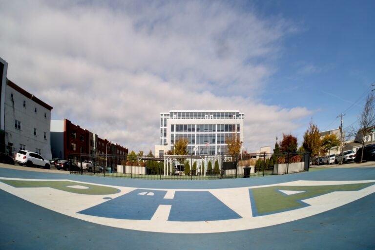 outside Philadelphia Housing Authority's new headquarters