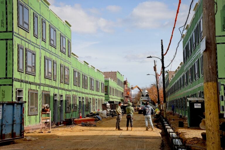 Construction on Sharswood Street