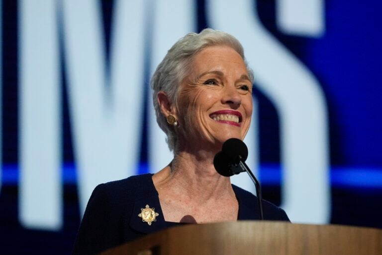 Cecile Richards speaking at the DNC