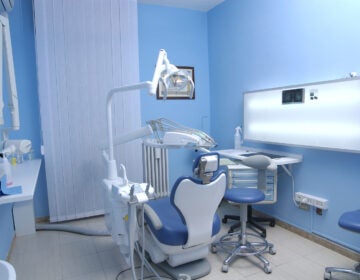 modern Dentist's chair in a medical room