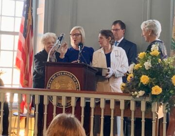 Gov. Bethany Hall-Long gives her inauguration speech