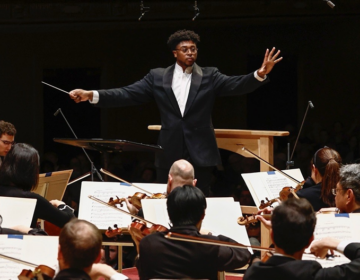 Na'Zir McFadden leading an orchestra