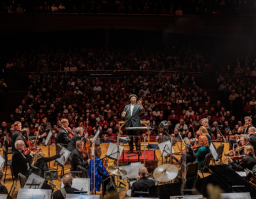 Na'Zir McFadden leading an orchestra