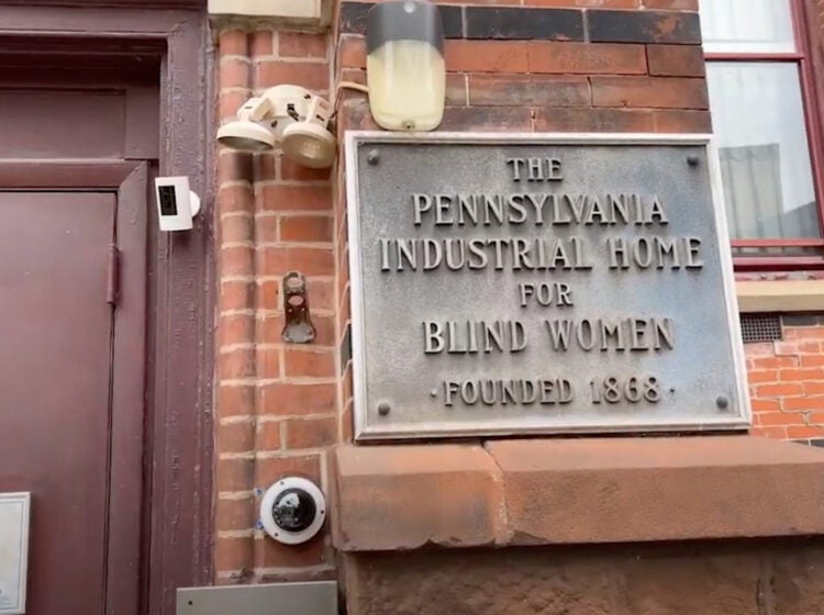 Sign of the Pennsylvania Industrial Home for Blind Women